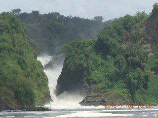 Uganda - Murcheson Falls National Park boat ride - the falls