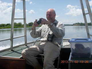 Uganda - Murcheson Falls National Park boat ride - the falls