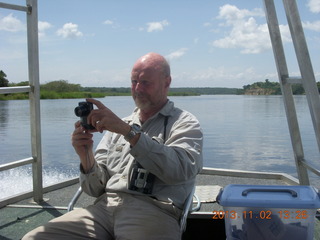 Uganda - Murcheson Falls National Park boat ride - the falls