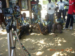 259 8f2. Uganda - Murcheson Falls National Park - musical band