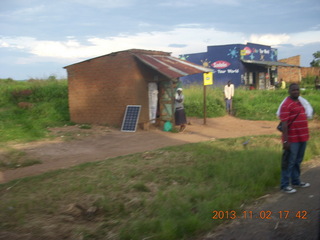 Uganda - bus ride back to Chobe Safari Resort