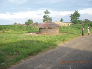 Uganda - bus ride back to Chobe Safari Resort