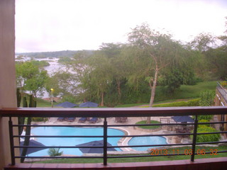 1 8f3. Uganda - Chobe Safari Lodge - morning view