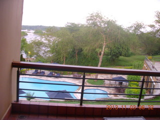 Uganda - Chobe Safari Lodge - early morning view