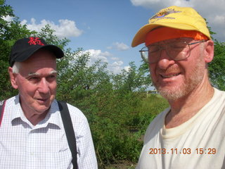 Uganda - eclipse site - Brian and Adam