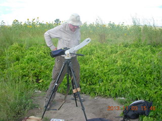 Uganda - eclipse site - Brian and Adam