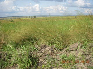 Uganda - eclipse site - four of us including Adam