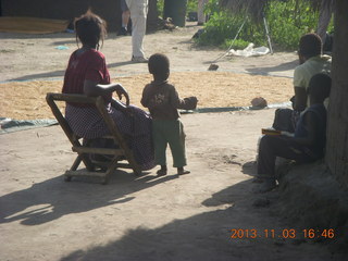 Uganda - eclipse site - vans and buses