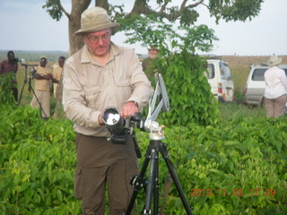 Uganda - eclipse site - clouds