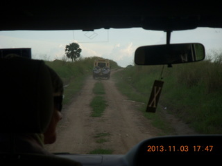 Uganda - driving back from eclipse