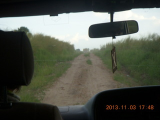 Uganda - driving back from eclipse