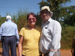 Uganda - drive to chimpanzee park - Deborah and Dave