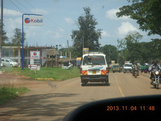 Uganda - drive to chimpanzee park - Deborah and Dave