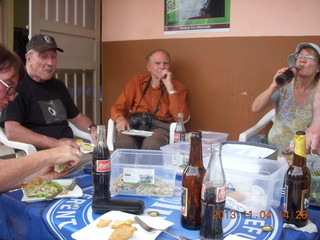 Uganda - drive to chimpanzee park - lunch