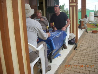 Uganda - drive to chimpanzee park - lunch