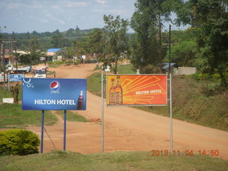 Uganda - drive to chimpanzee park - African Coca Cola with real suger