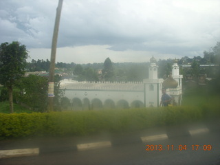 Uganda - drive to chimpanzee park - Islam headquarters