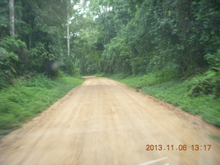 Uganda - drive from hotel to chimpanzee park