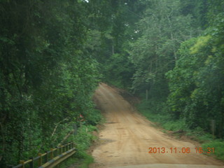 Uganda - drive back from chimpanzee park