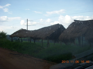 Uganda - drive back from chimpanzee park