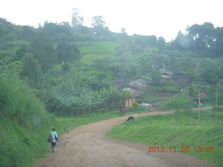 Uganda - drive back from chimpanzee park