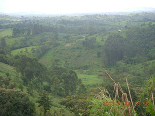 Uganda - drive back from chimpanzee park