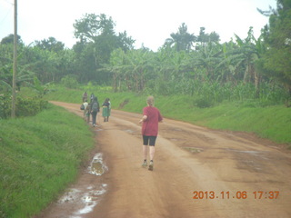 Uganda - drive back from chimpanzee park