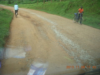 Uganda - drive back from chimpanzee park