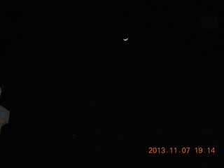 126 8f7. Uganda - Entebbe - Protea Hotel - Venus and moon