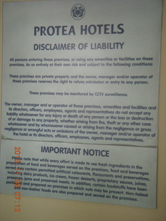 Uganda - Entebbe - Protea Hotel run -flowers
