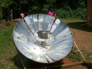 Uganda - Entebbe - Uganda Wildlife Education Center (UWEC) - solar cooker