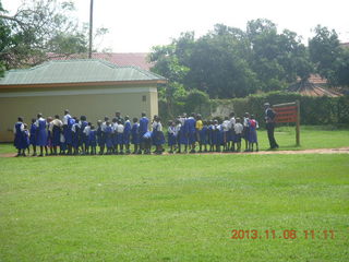 Uganda - Entebbe - Uganda Wildlife Education Center (UWEC) - school children