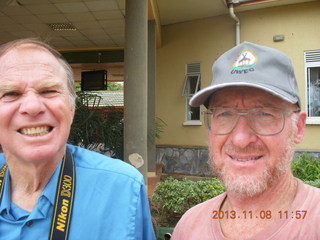 Uganda - Entebbe - Uganda Wildlife Education Center (UWEC) - Bill S and Adam