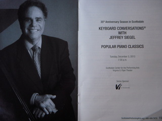 concert program program for 2007nov13 Jeffrey Siegel, Keyboard Conversations
