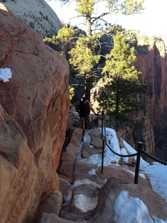 2103 8gt. Zion National Park - Angels Landing hike - Adam