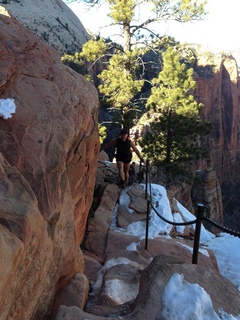 2105 8gt. Zion National Park - Angels Landing hike - Adam