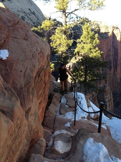2106 8gt. Zion National Park - Angels Landing hike - Adam