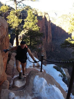 2109 8gt. Zion National Park - Angels Landing hike - Adam