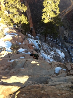 2113 8gt. Zion National Park - Angels Landing hike - Adam