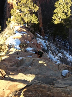 2114 8gt. Zion National Park - Angels Landing hike - Adam