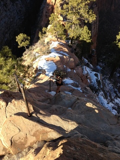 2115 8gt. Zion National Park - Angels Landing hike - Adam