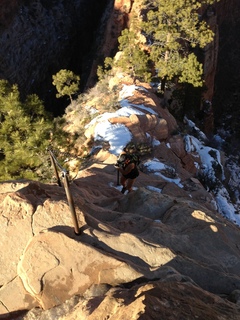 2116 8gt. Zion National Park - Angels Landing hike - Adam