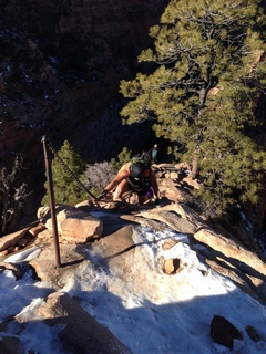 2118 8gt. Zion National Park - Angels Landing hike - Adam