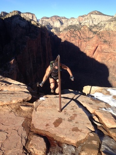 2120 8gt. Zion National Park - Angels Landing hike - Adam