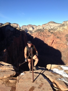 2121 8gt. Zion National Park - Angels Landing hike - Adam