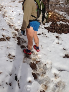2186 8gu. Zion National Park - Cable Mountain hike - Adam's muddy legs