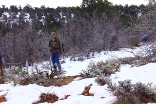 2196 8gu. Zion National Park - Cable Mountain hike - Adam