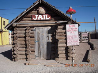 Litefliers EAA 55 crowd at Seligman - Route 66 jail