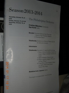 Philadelphia Orchestra Tchaikovsky program