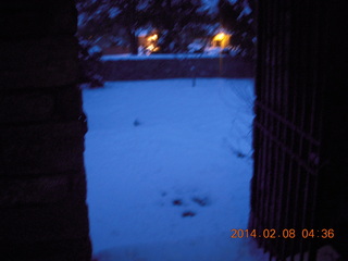 524 8j8. snow with downed wires at Betsy's place